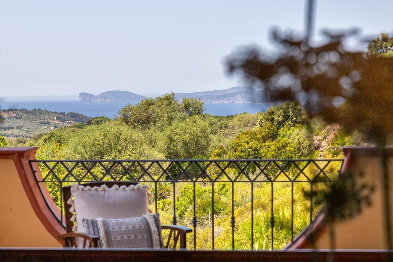 Sardinia Re - Villa Martin Panoramic View Alghero Kültér fotó